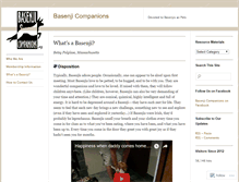 Tablet Screenshot of basenjicompanions.org